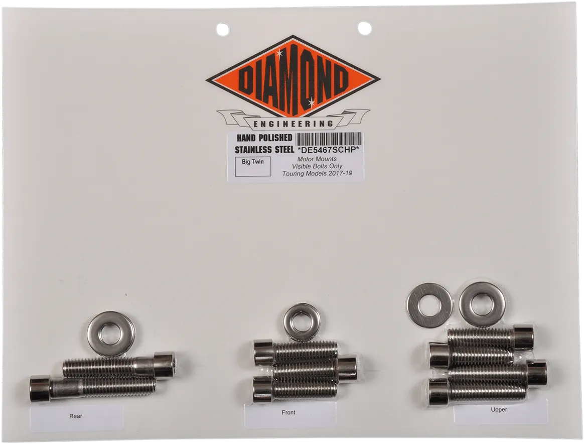 Diamond Engineering PB932S 12-Point Head Bolts Kit - Stainless Steel