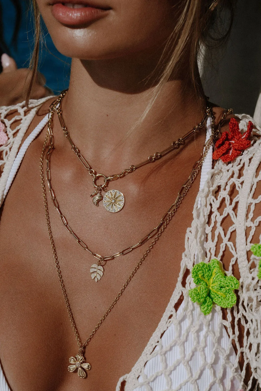 Diamond Sand Dollar Pendant