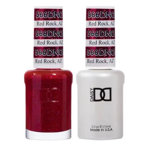 DND / Gel Nail Polish Matching Duo - Red Rock, Az 566