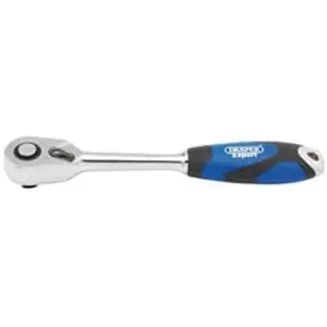 Draper 26503 Soft Grip Reversible Ratchet, 3/8" Sq. Dr., 72 Tooth Dr-26503