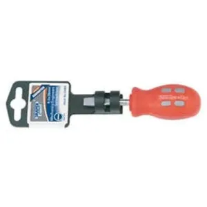 Draper 55485 Plain Slot Flared Tip Mechanic's Screwdriver, 6 x 38mm