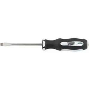 Draper Plain Slot Soft Grip Screwdrivers, 6.5 X 100Mm Dr-34978