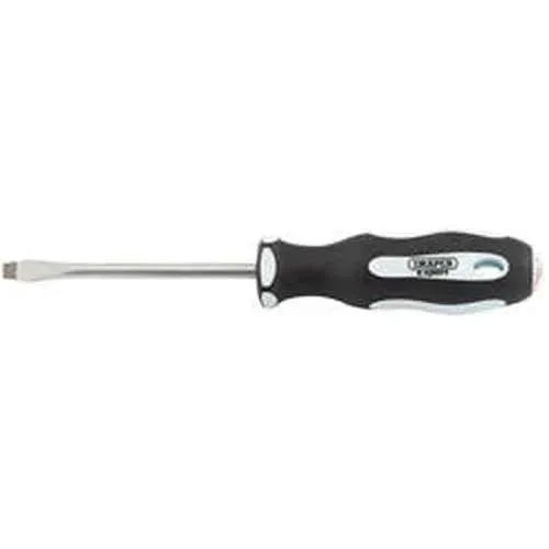 Draper Plain Slot Soft Grip Screwdrivers, 6.5 X 100Mm Dr-34978