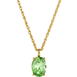 Dyrberg Kern Barga Gold Necklace - Light Green
