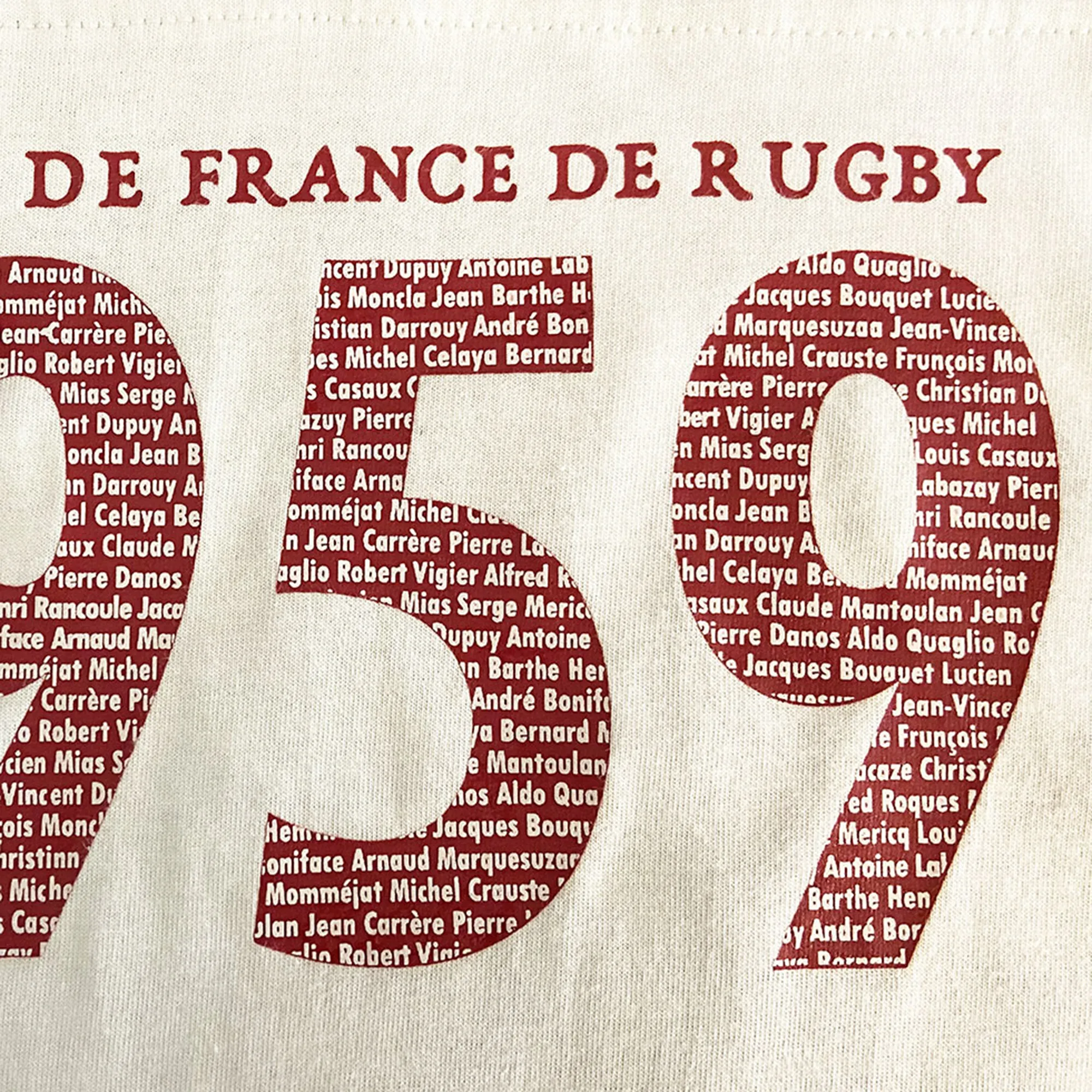France Rugby 1959 T-Shirt by Ellis Rugby