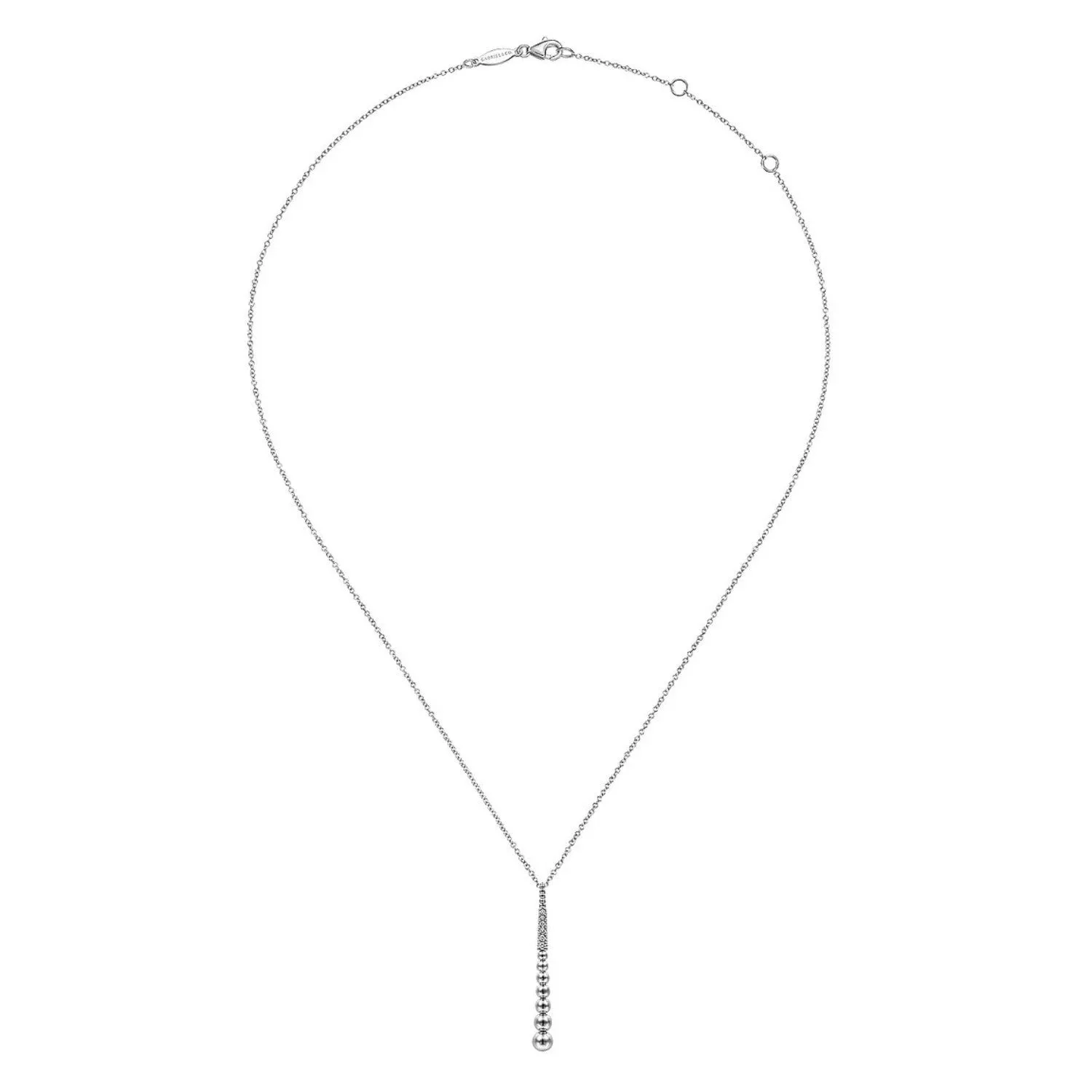 Gabriel & Co. Bujukan Bead Diamond Pave Pendant