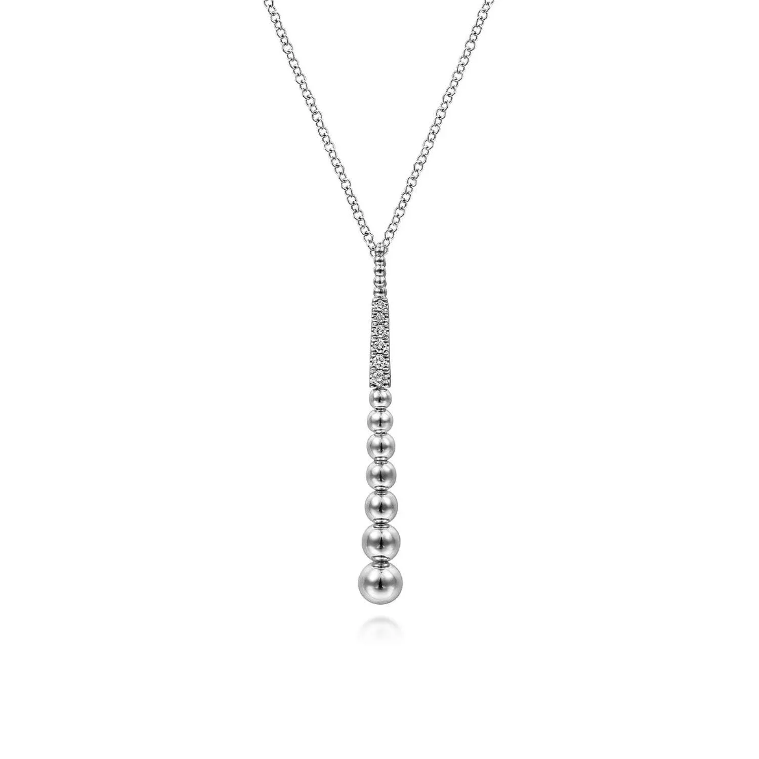 Gabriel & Co. Bujukan Bead Diamond Pave Pendant