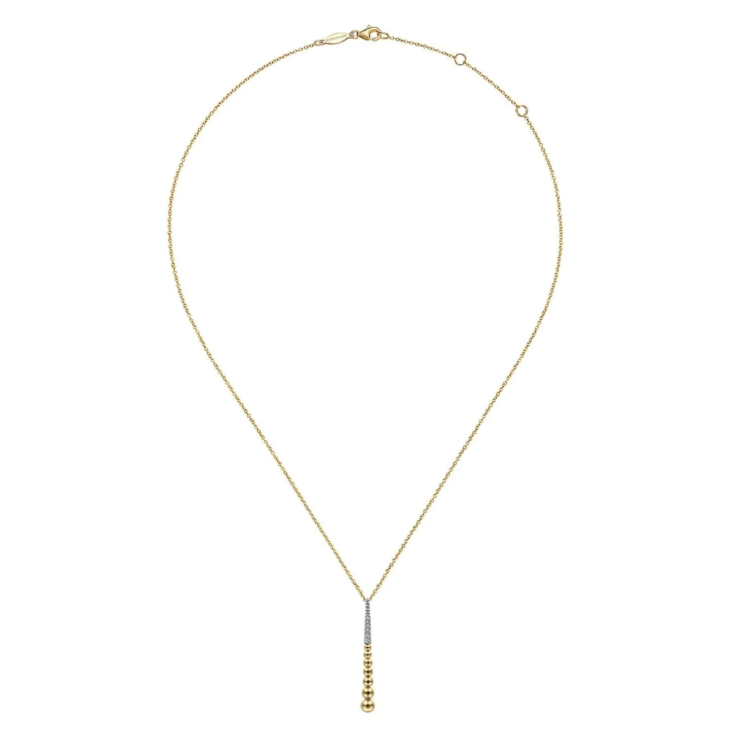 Gabriel & Co. Bujukan Bead Diamond Pave Pendant