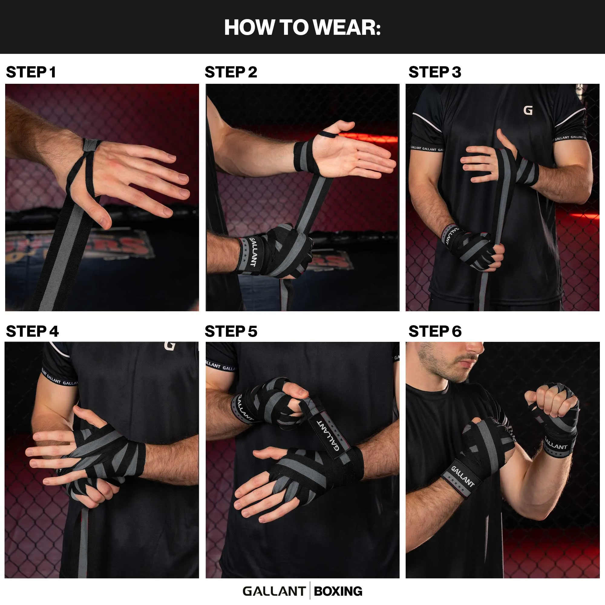Gallant Heritage Boxing Hand Wraps