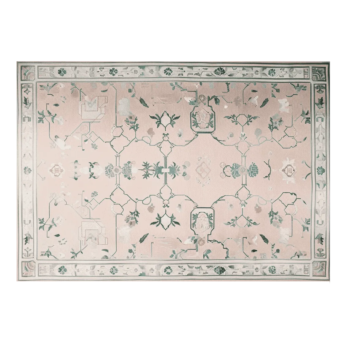 Gilded Serenity Hand Tufted Rug