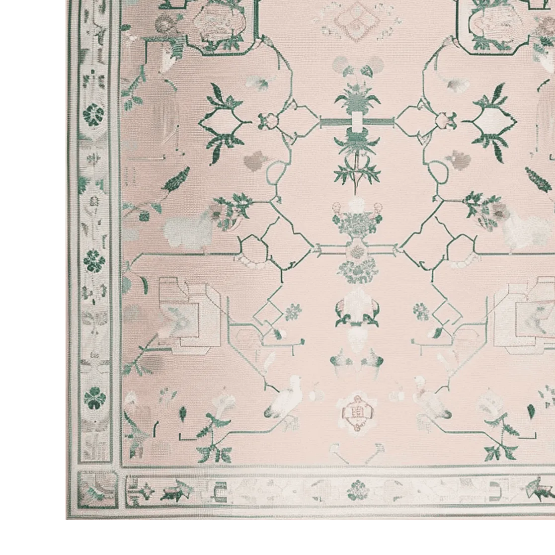 Gilded Serenity Hand Tufted Rug