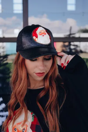 Glitter Classic Santa Christmas Cap