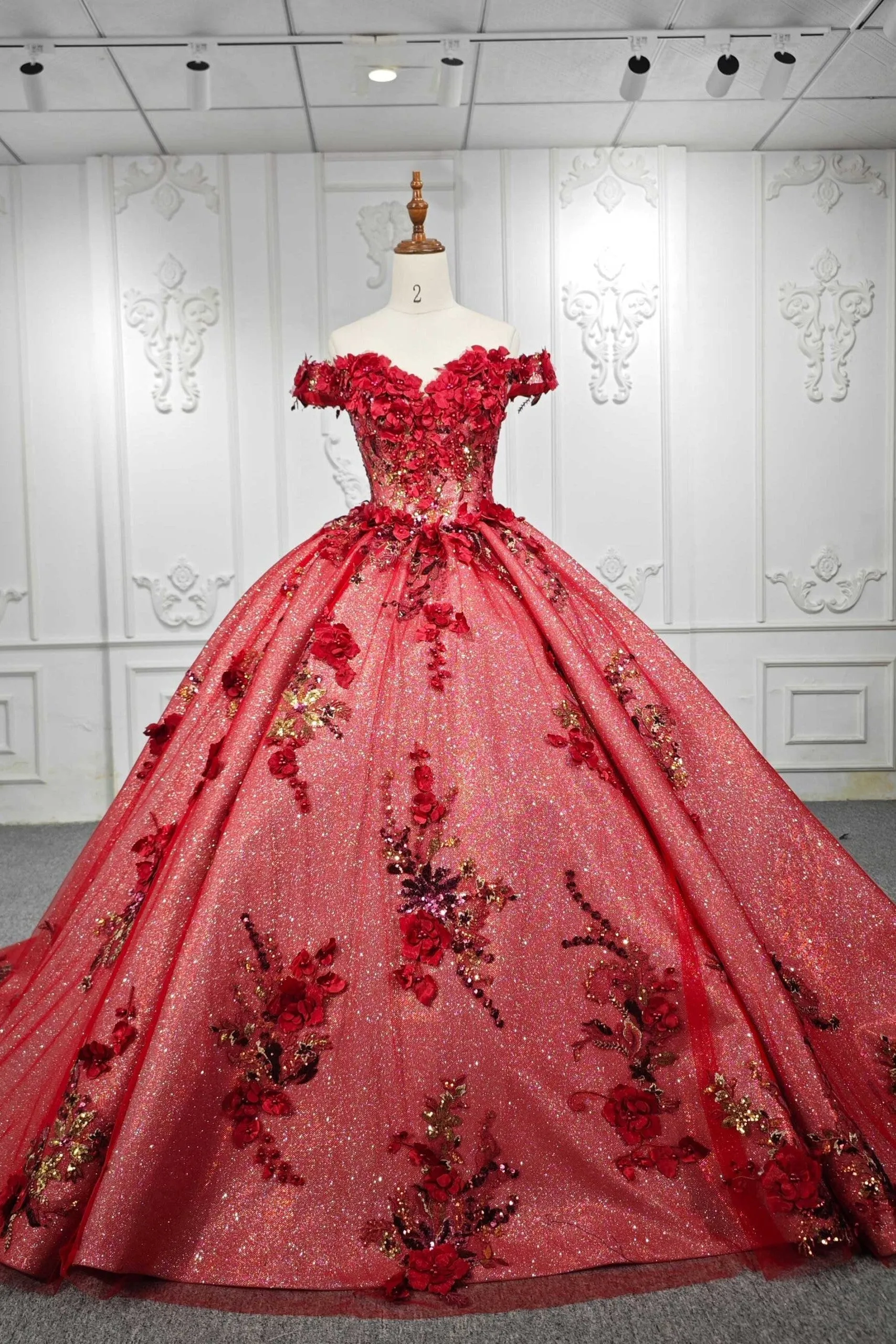 Glitter Party Prom Dresses Sweetheart Sleeveless Ball Gown