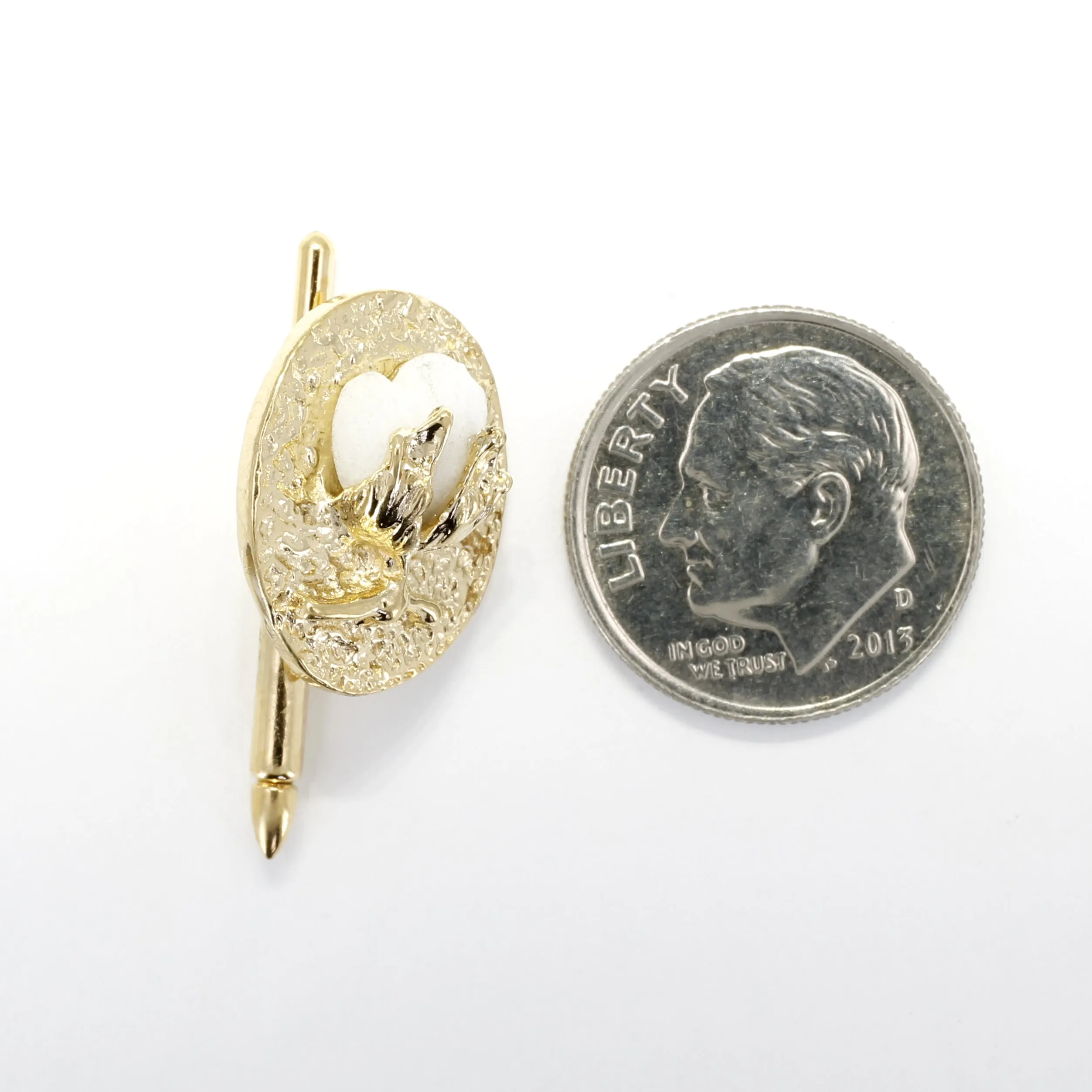 Gold Cotton Boll Tuxedo Shirt Studs With Handmade White Cotton Bolls