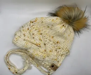 Gold Drop Manos Merino Beanie