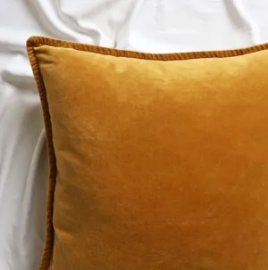 Golden Stone washed velvet Cushion