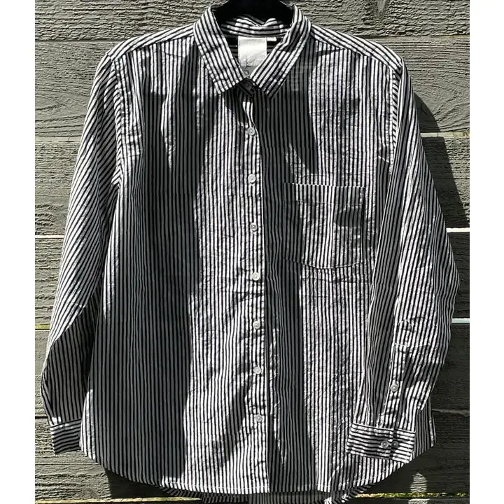 GOOD BOYFRIEND SHIRT || BLACK STRIPE