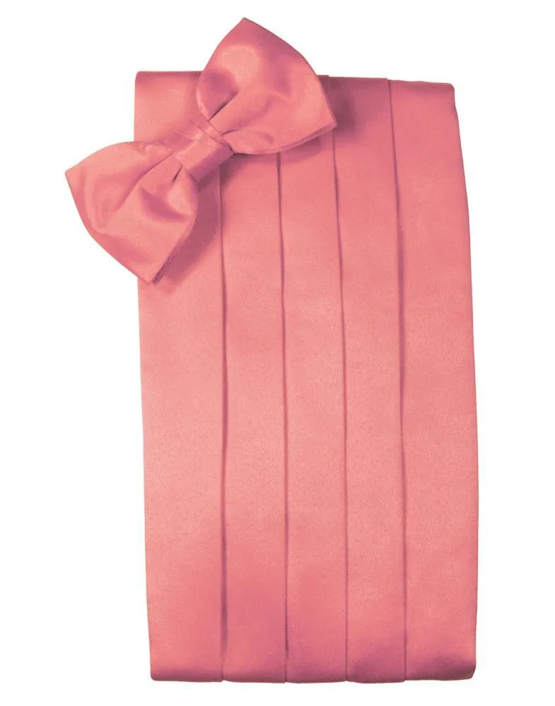 Guava Luxury Satin Cummerbund