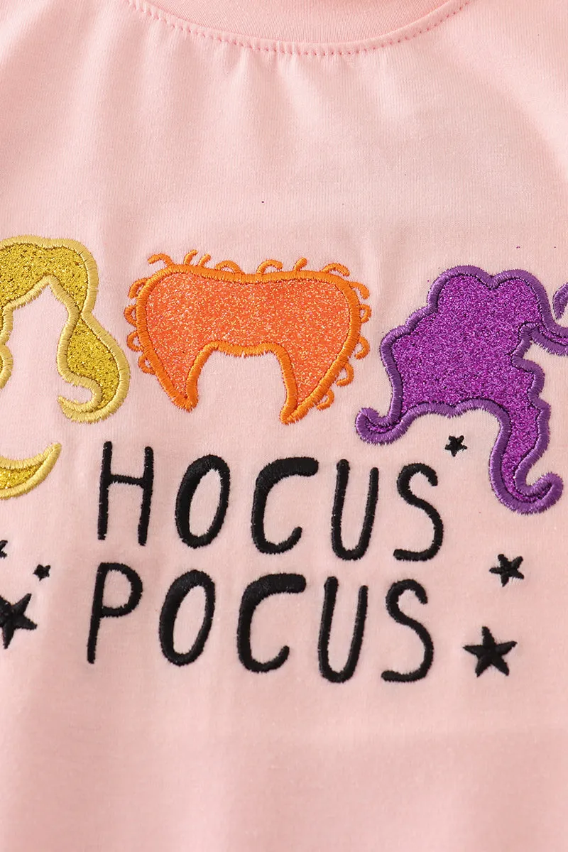 Halloween Hocus Pocus Giltter Girl Top