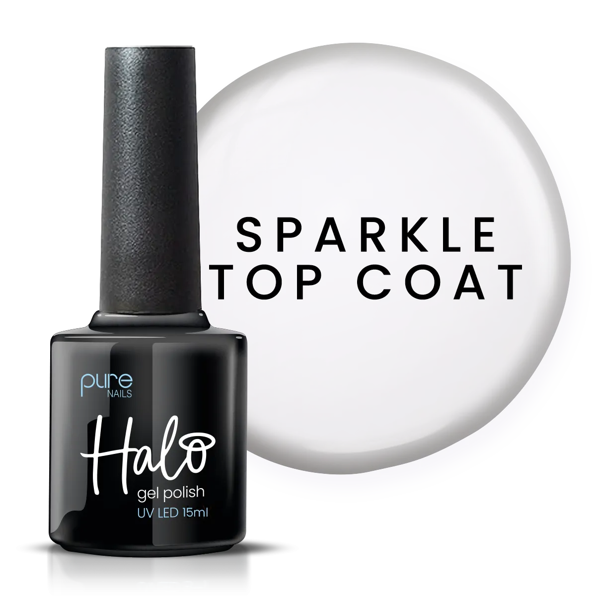 Halo Gel Polish Sparkle Top Coat