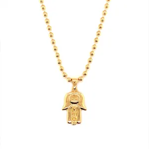 Hamsa Pendant Necklace