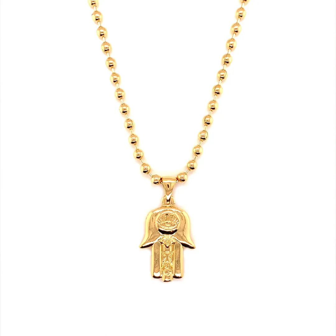 Hamsa Pendant Necklace