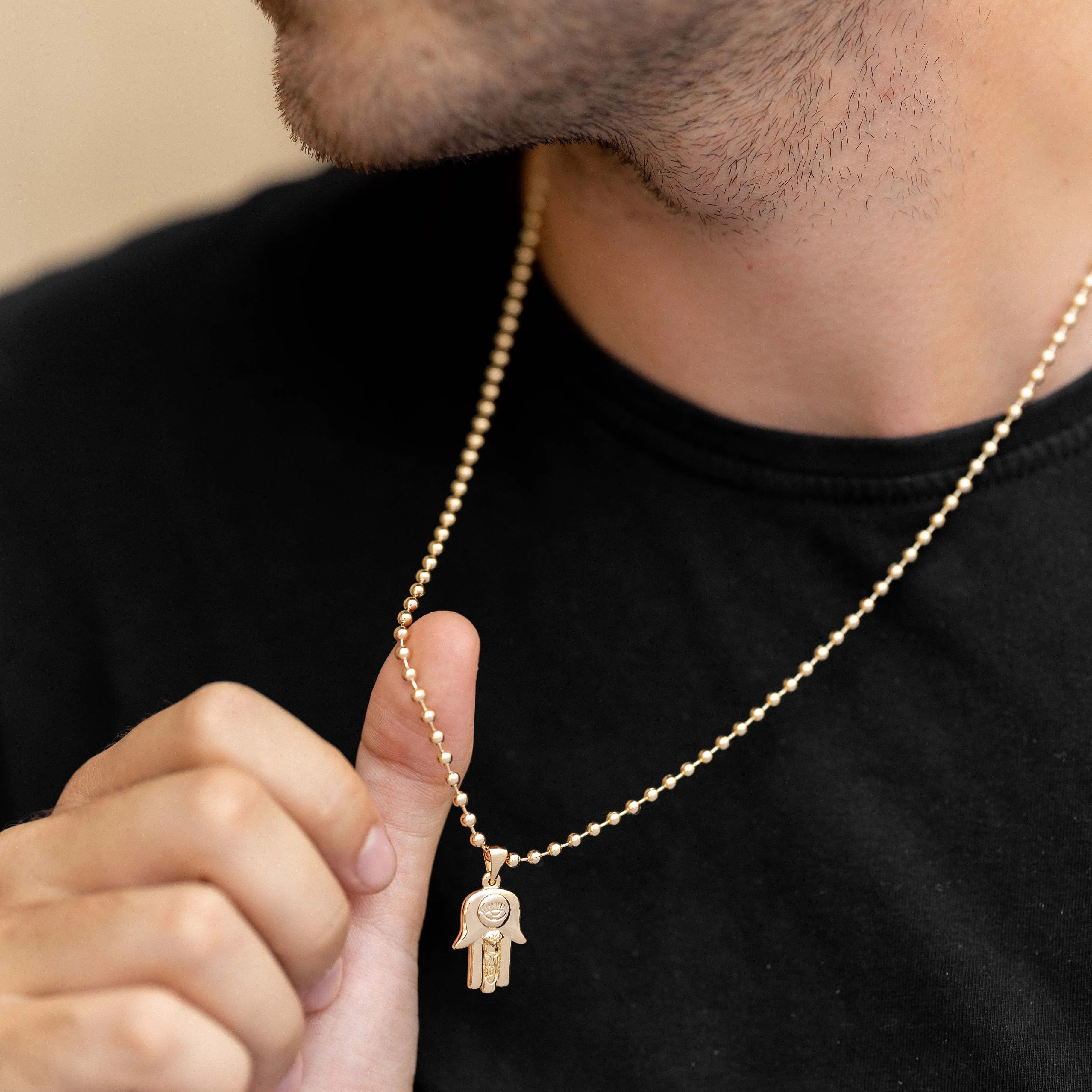 Hamsa Pendant Necklace