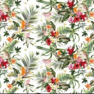 Hawaiian Flora Wallpaper Mural