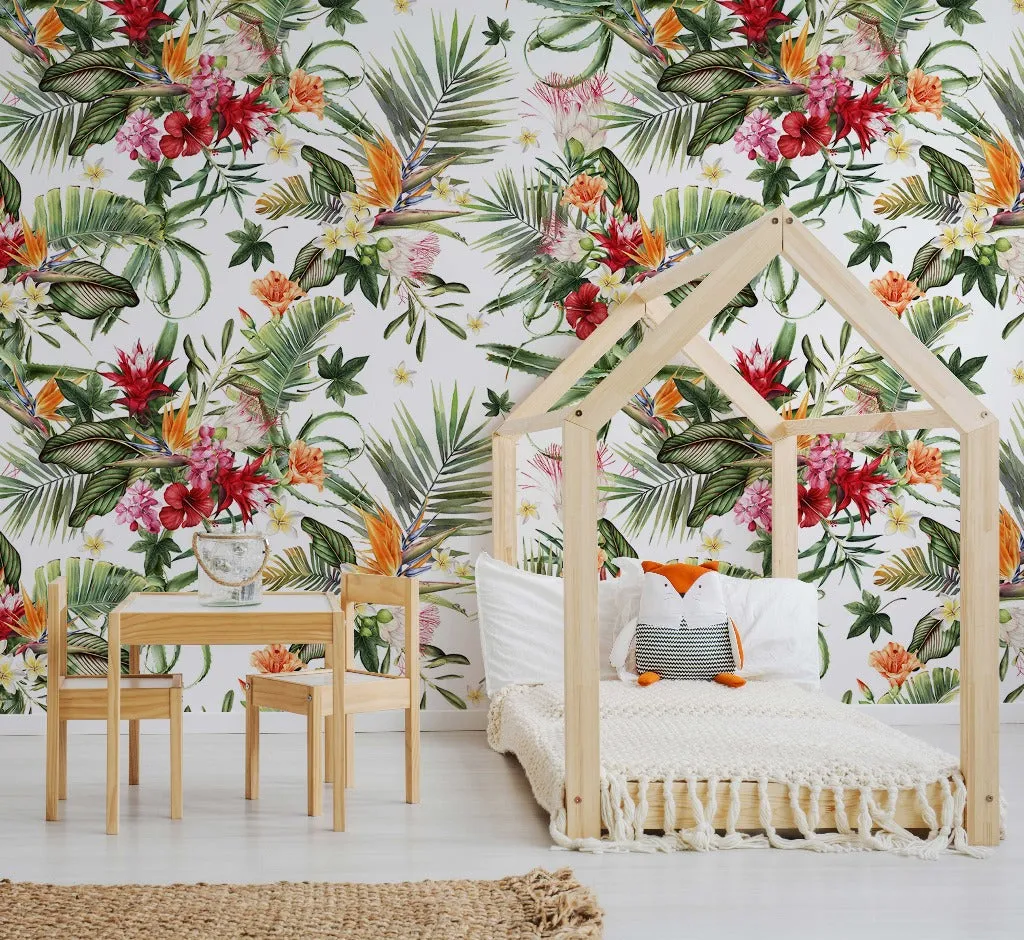 Hawaiian Flora Wallpaper Mural