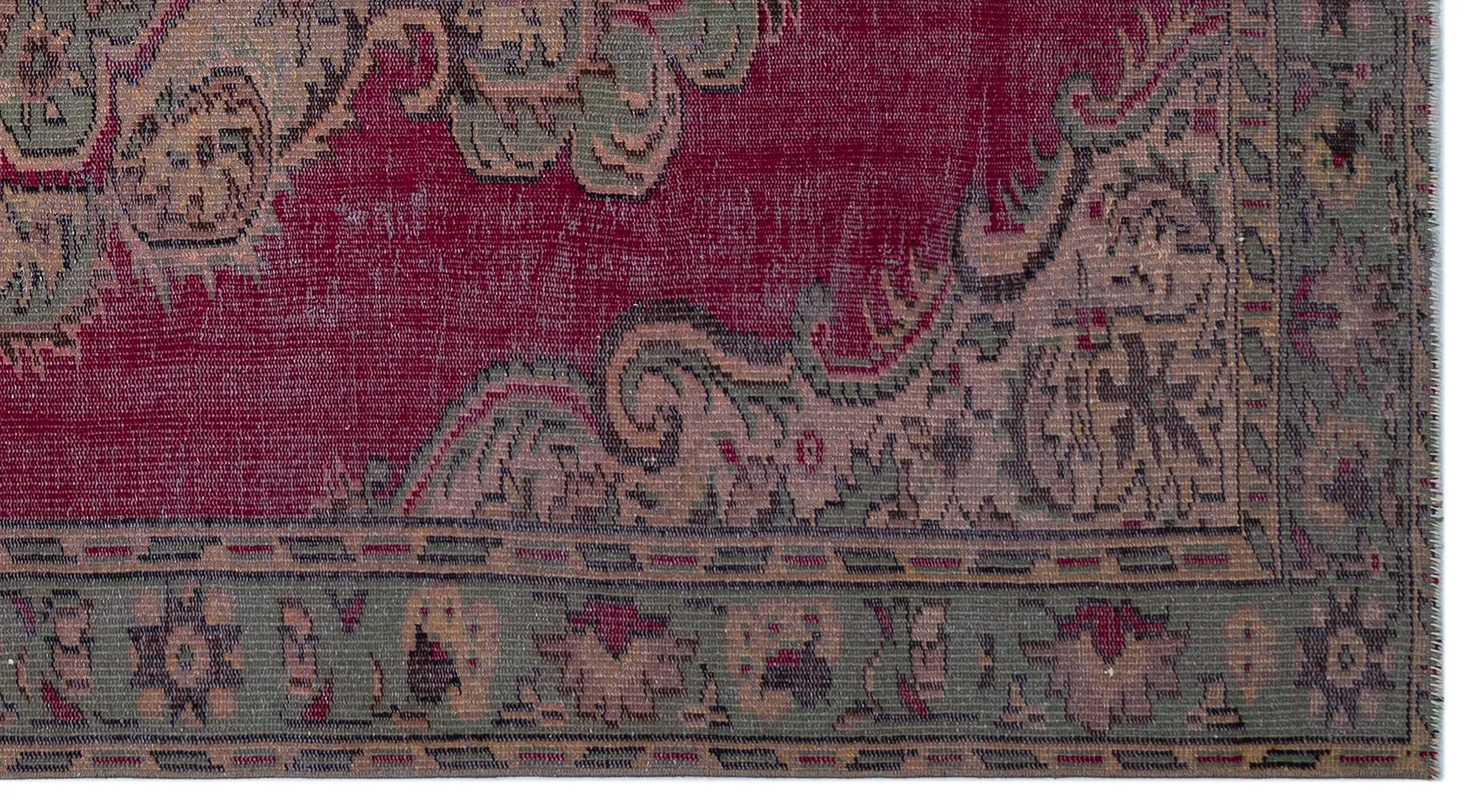 Heritage Over Dyed Vintage Rug 5'2'' x 9'9'' ft 158 x 297 cm