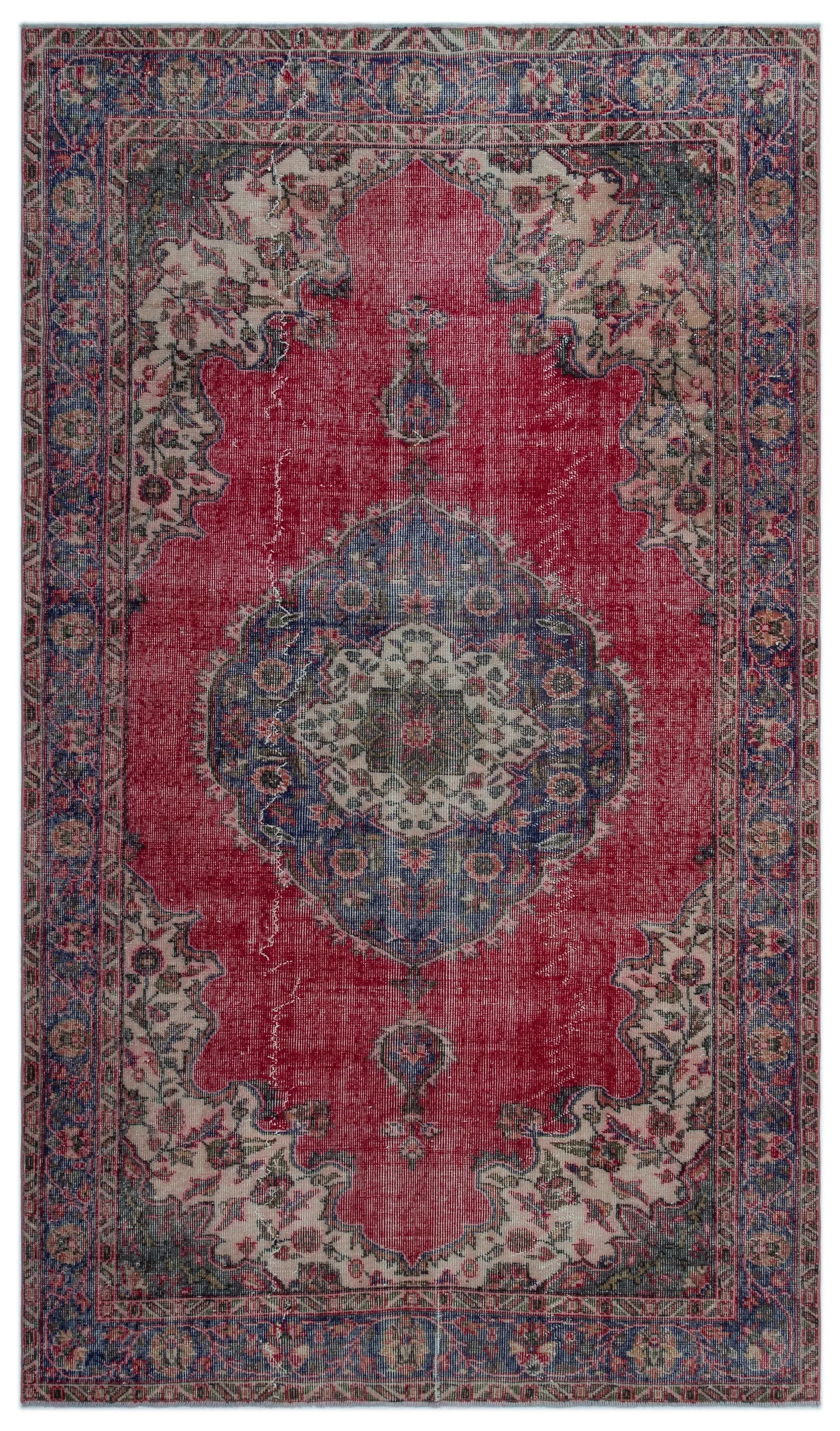 Heritage Over Dyed Vintage Rug 5'5'' x 9'3'' ft 165 x 283 cm
