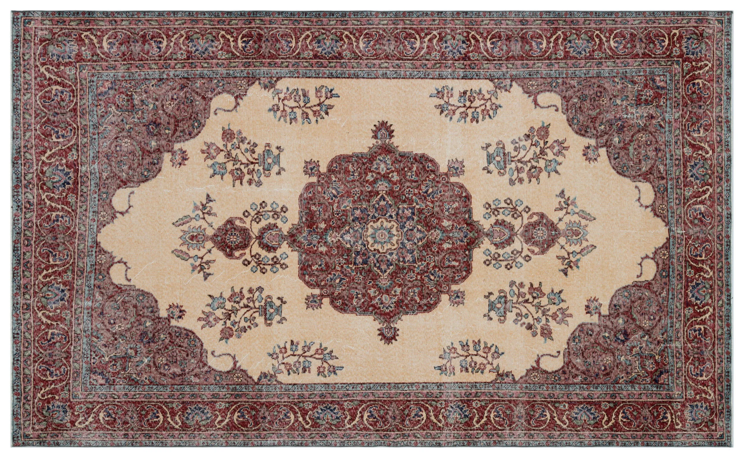 Heritage Over Dyed Vintage Rug 6'4'' x 10'1'' ft 193 x 308 cm