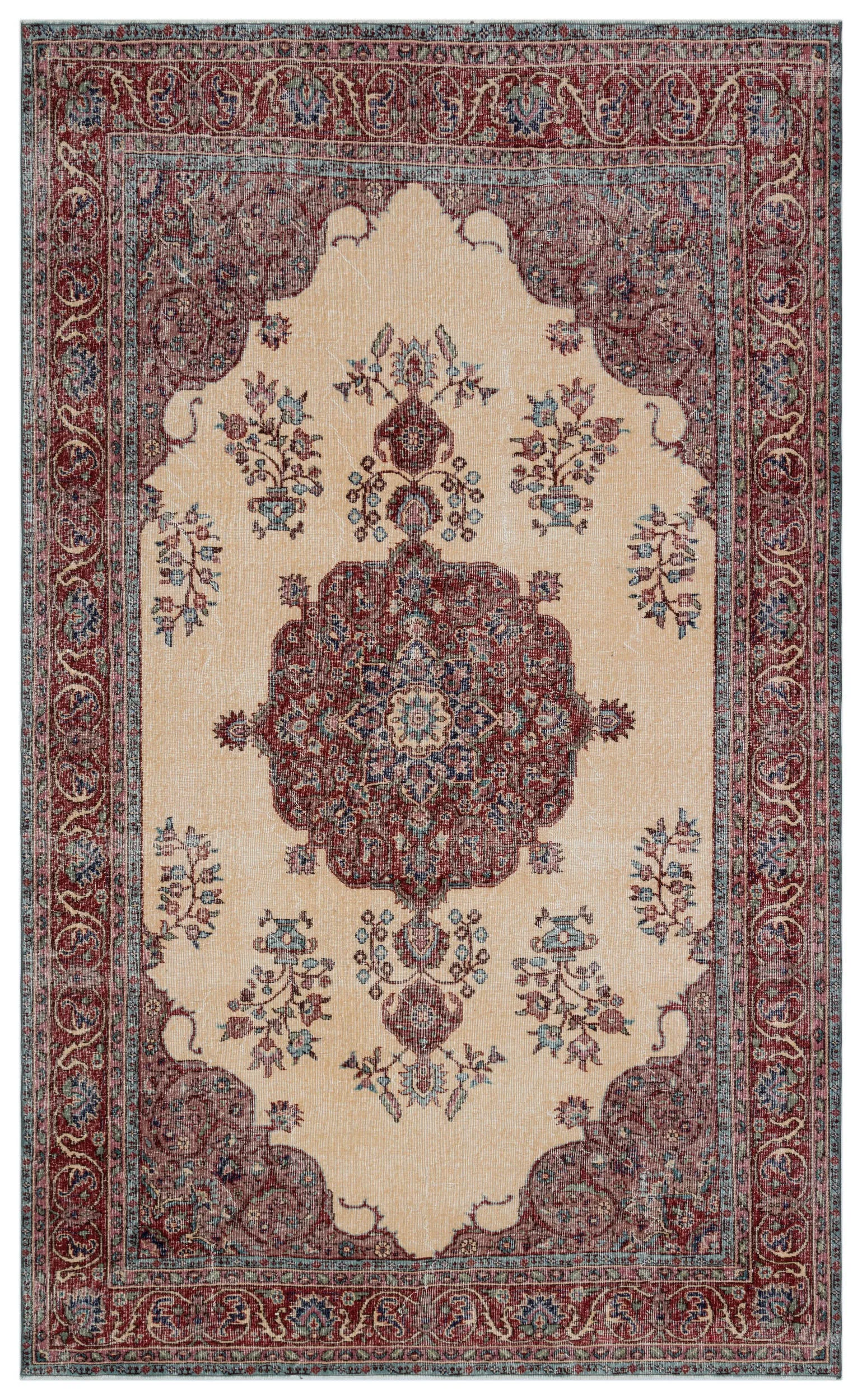 Heritage Over Dyed Vintage Rug 6'4'' x 10'1'' ft 193 x 308 cm