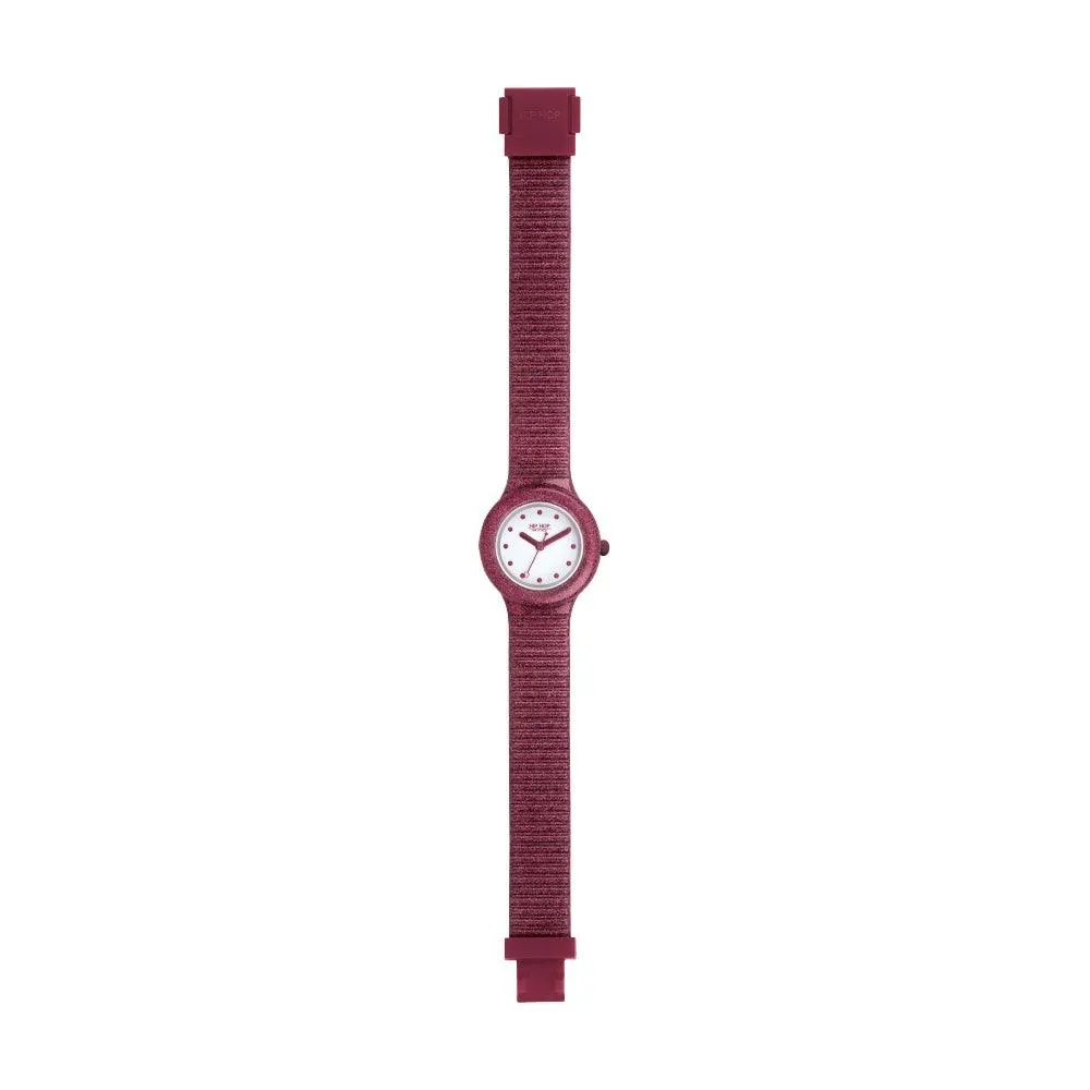 Hip hop bordeaux glitter sparkling mania collection 32mm hwu1022