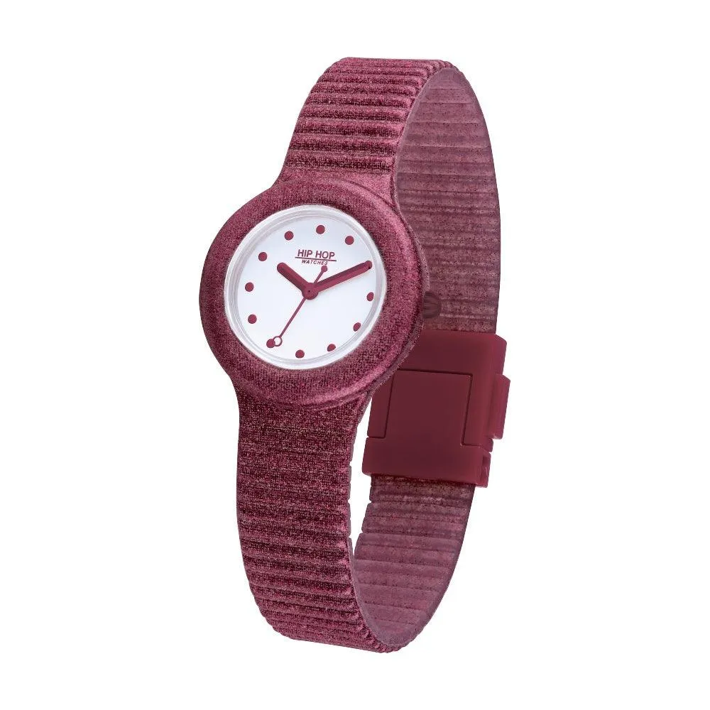 Hip hop bordeaux glitter sparkling mania collection 32mm hwu1022