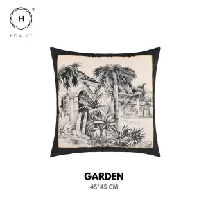 Homlly Botanical Palm Tree Printed Pillow Cushion Cover