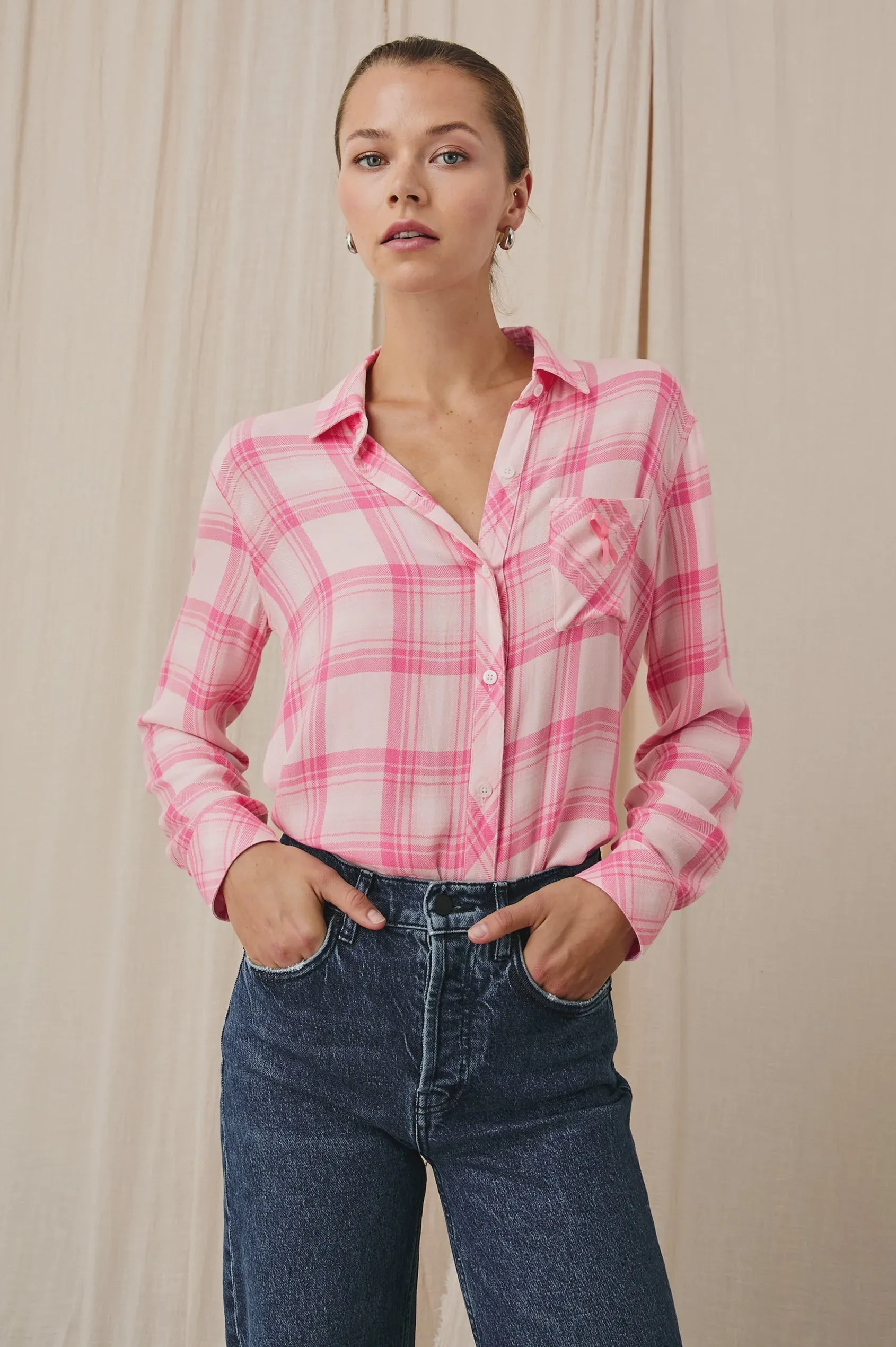 Hunter Shirt in Brave Pink
