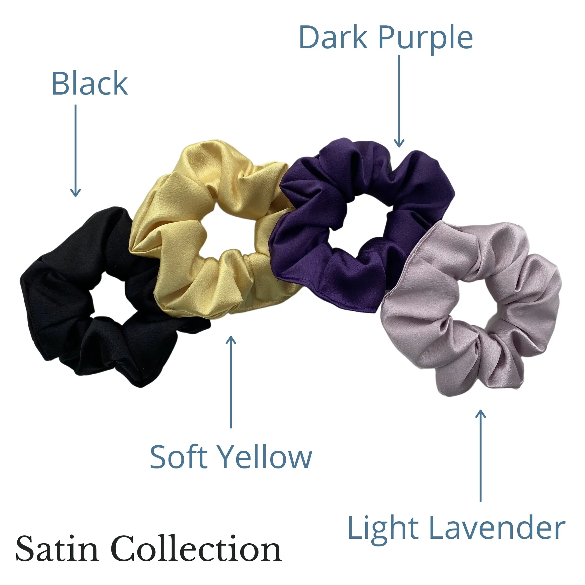 Hyacinth Satin Scrunchie