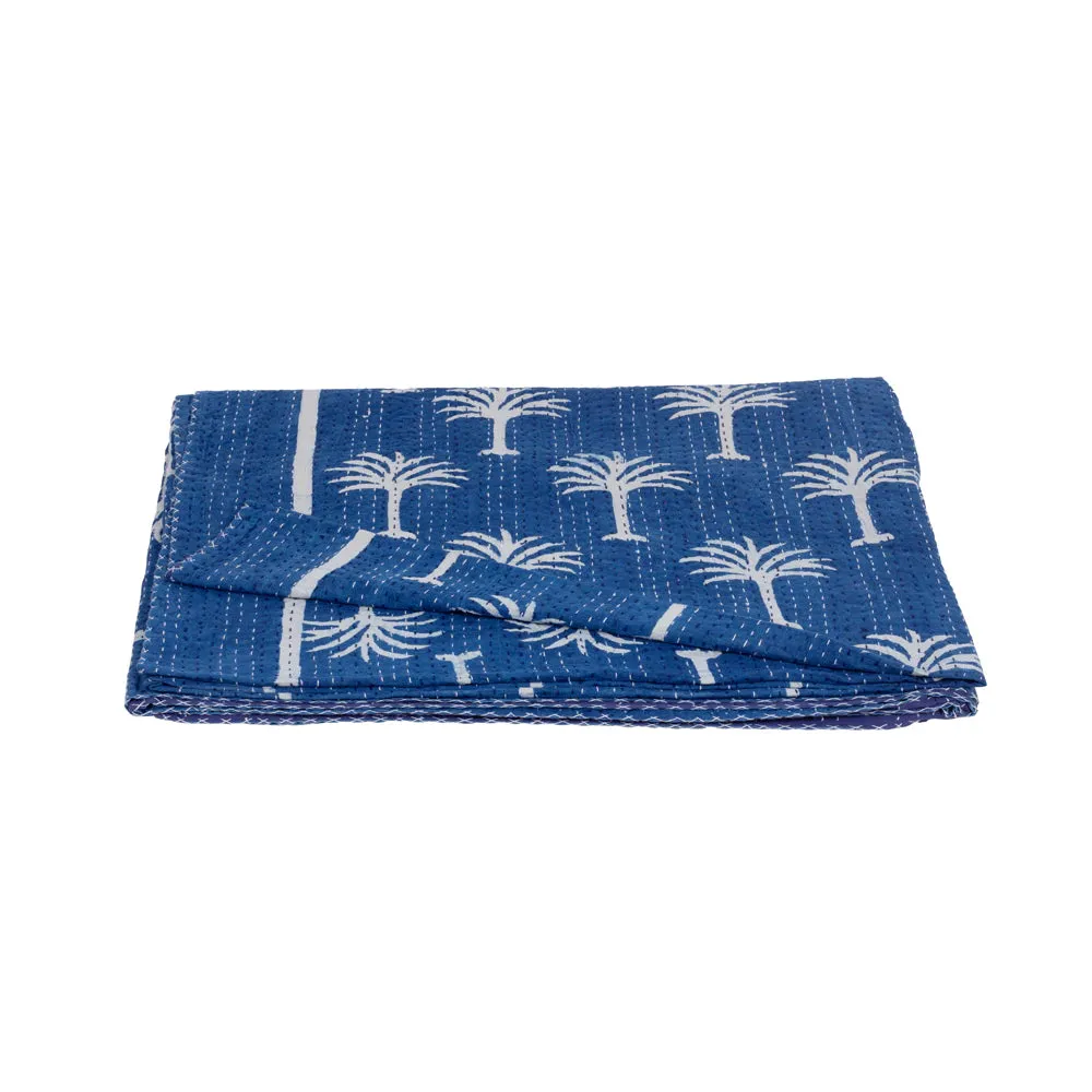 Indigo Palm Quilt