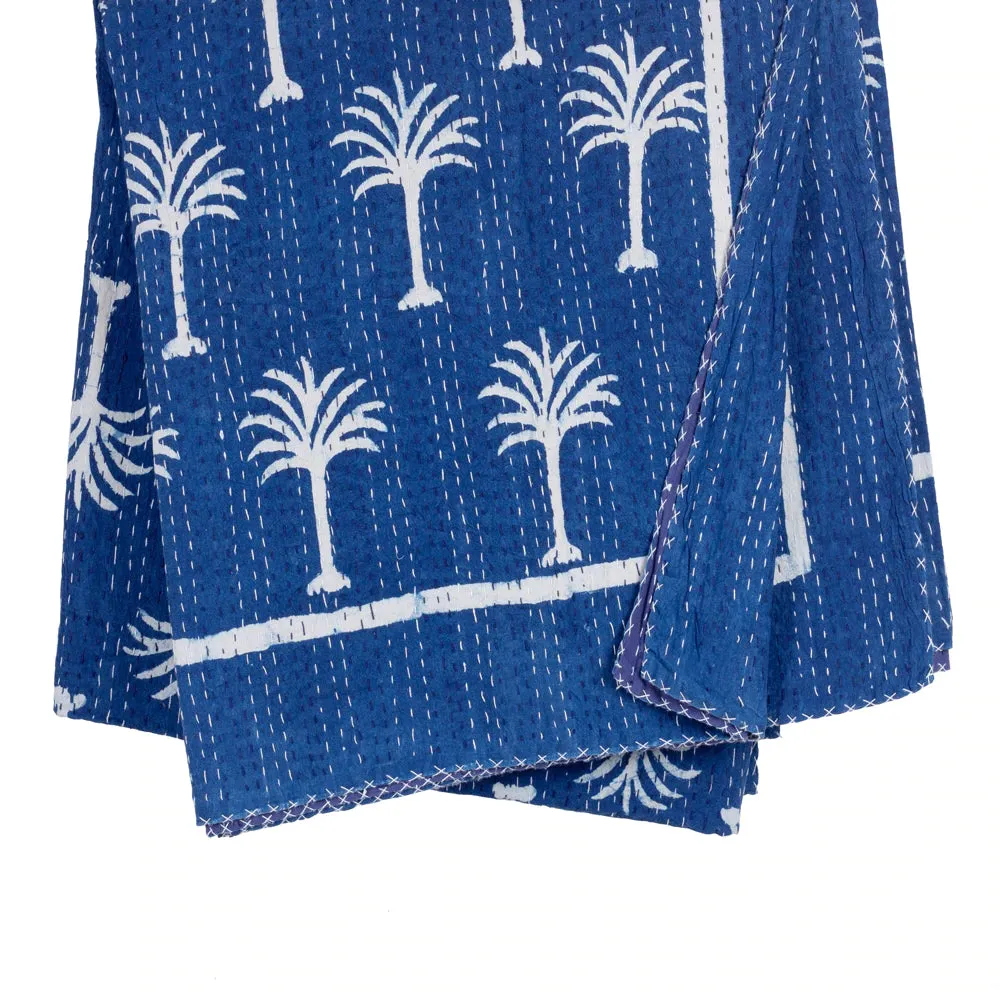 Indigo Palm Quilt