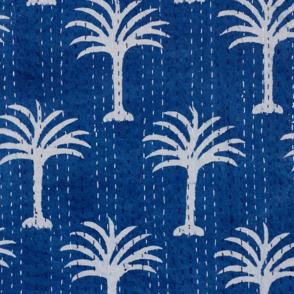 Indigo Palm Quilt