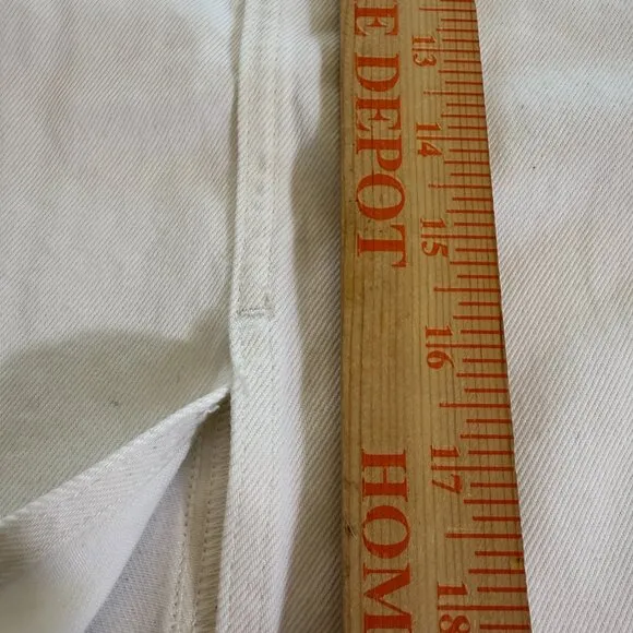 J. Crew Denim maxi skirt in white Size 30