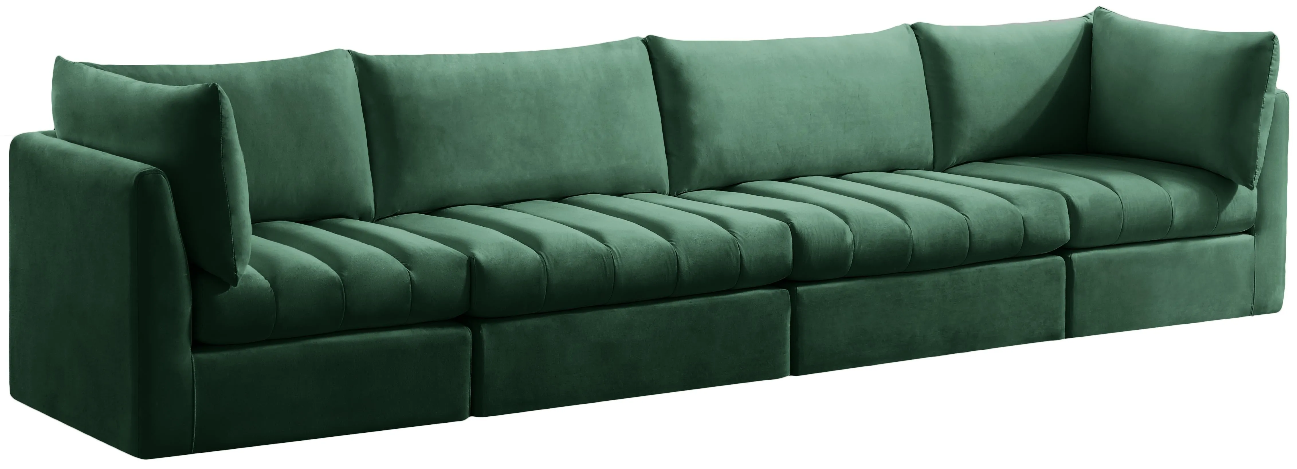 Jacob Green Velvet Modular Sofa