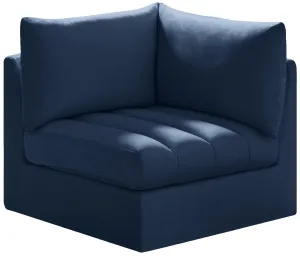 Jacob Navy Velvet Corner