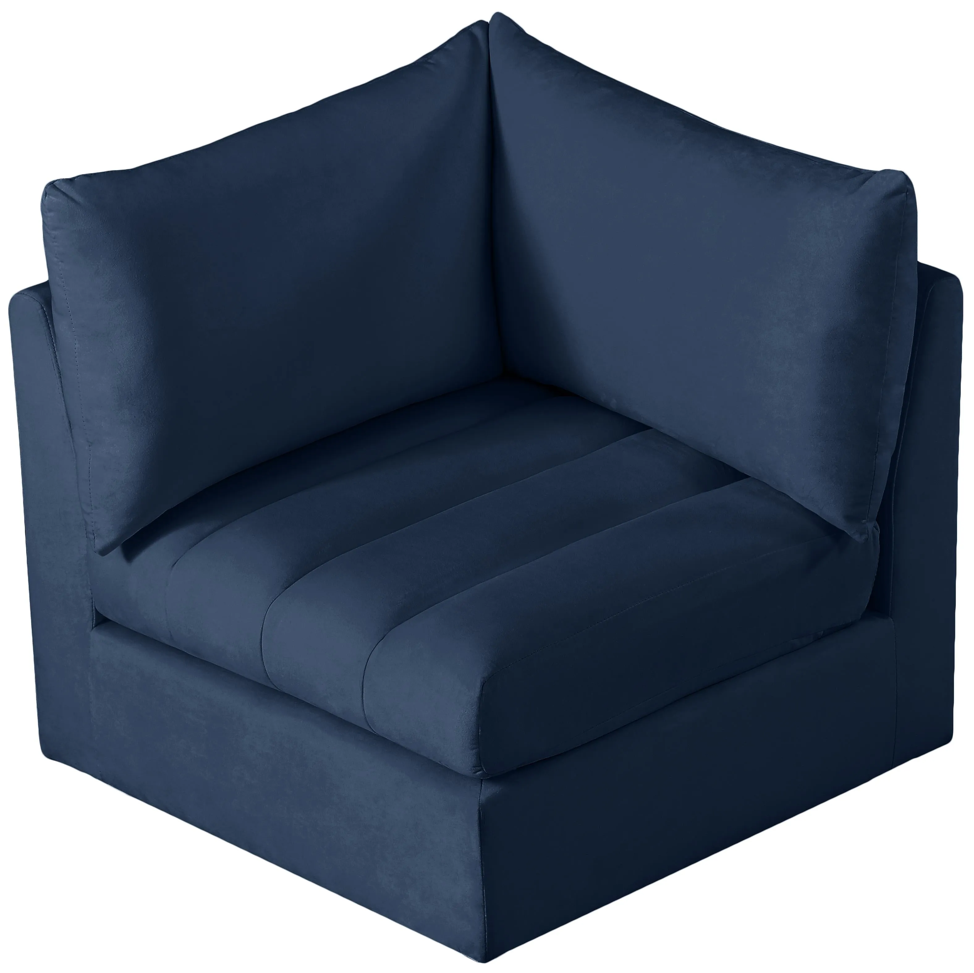 Jacob Navy Velvet Corner