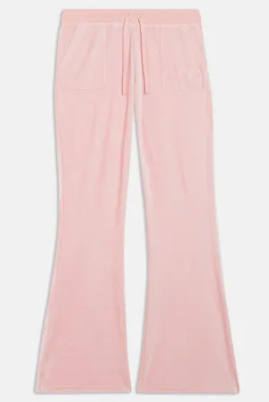 JUICY PINK ULTRA LOW RISE BAMBOO VELOUR HERITAGE POCKETED BOTTOMS