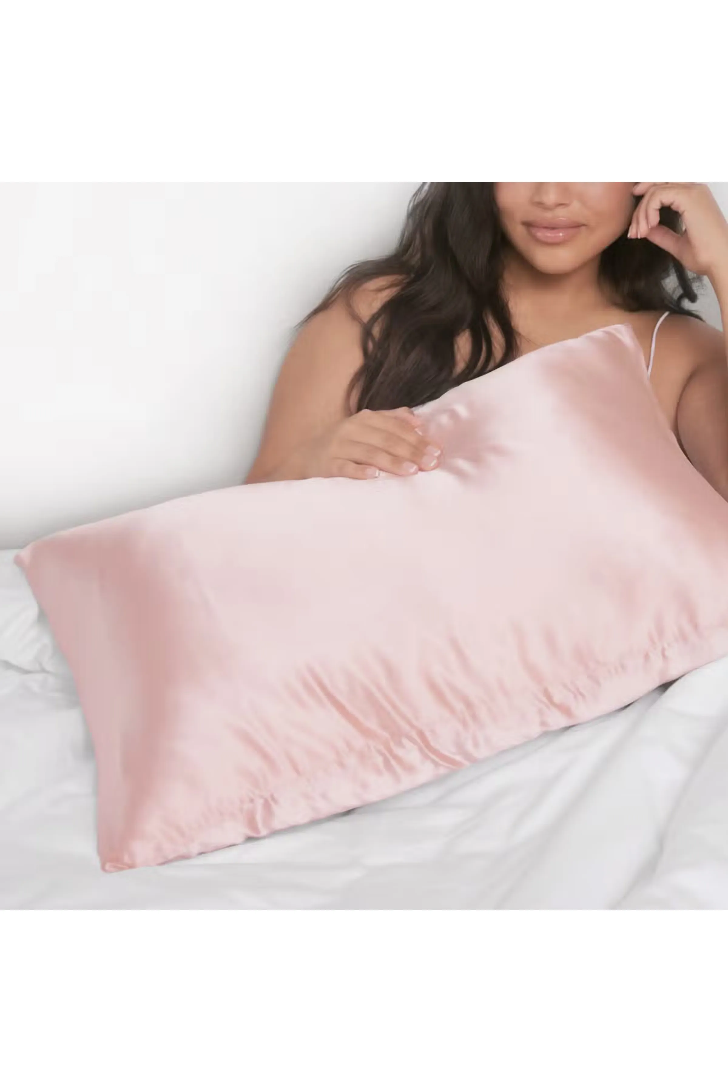 King Satin Pillowcase - Blush