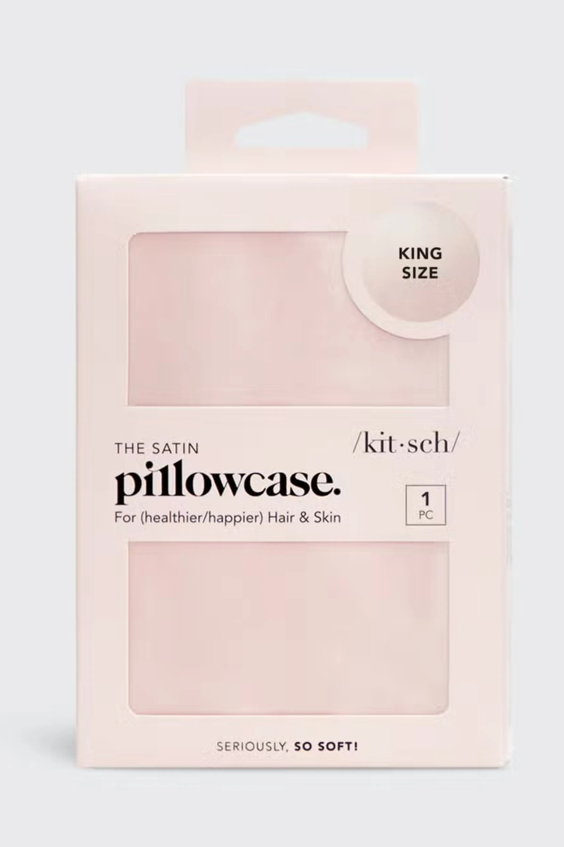King Satin Pillowcase - Blush