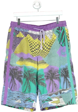 KKS Multi-Coloured Graphic Shorts UK L