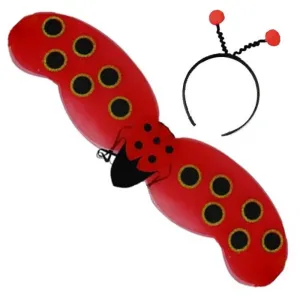 Lady Bug Wings with Headband